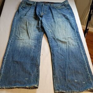 Vintage Christian Audigier Ed Hardy Relaxed Fit Distressed Button Fly Jeans